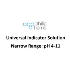 Universal Indicator Solution: Narrow Range (pH 4-11) - 250ml